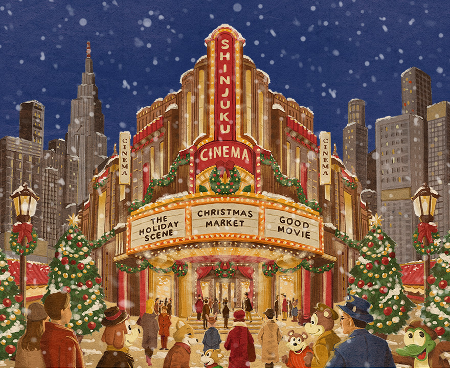 THE HOLIDAY SCENE CHRISTMAS MARKET