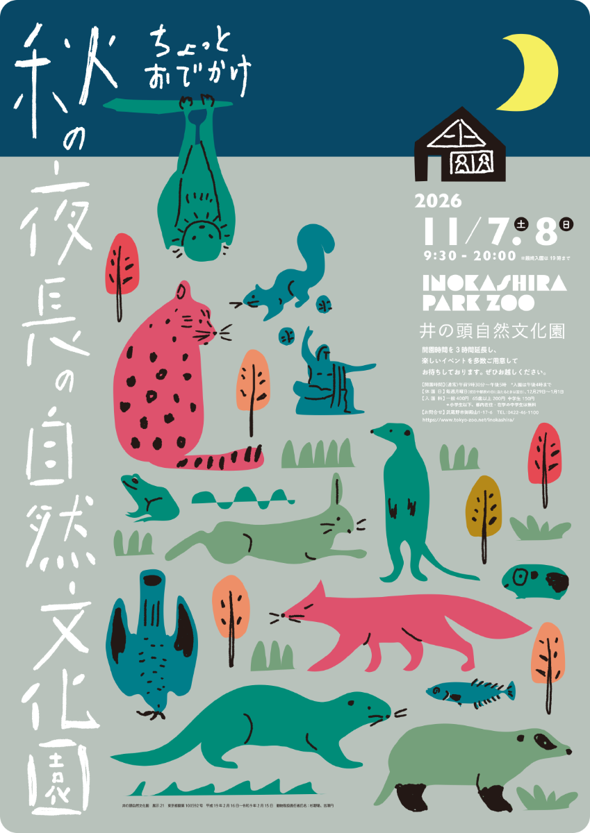 Autumn Nights at Inokashira Park Zoo