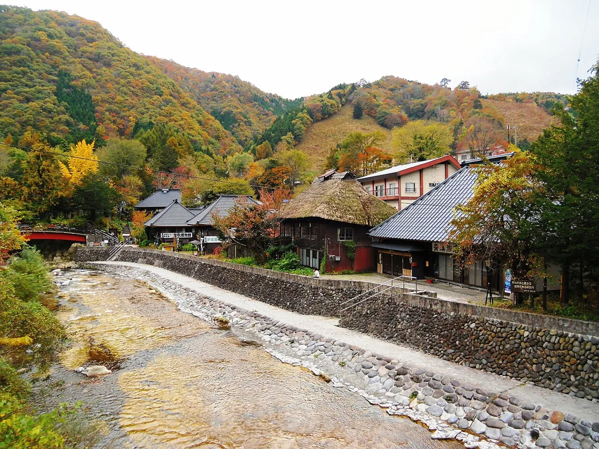 湯西川温泉(平家の里)の紅葉