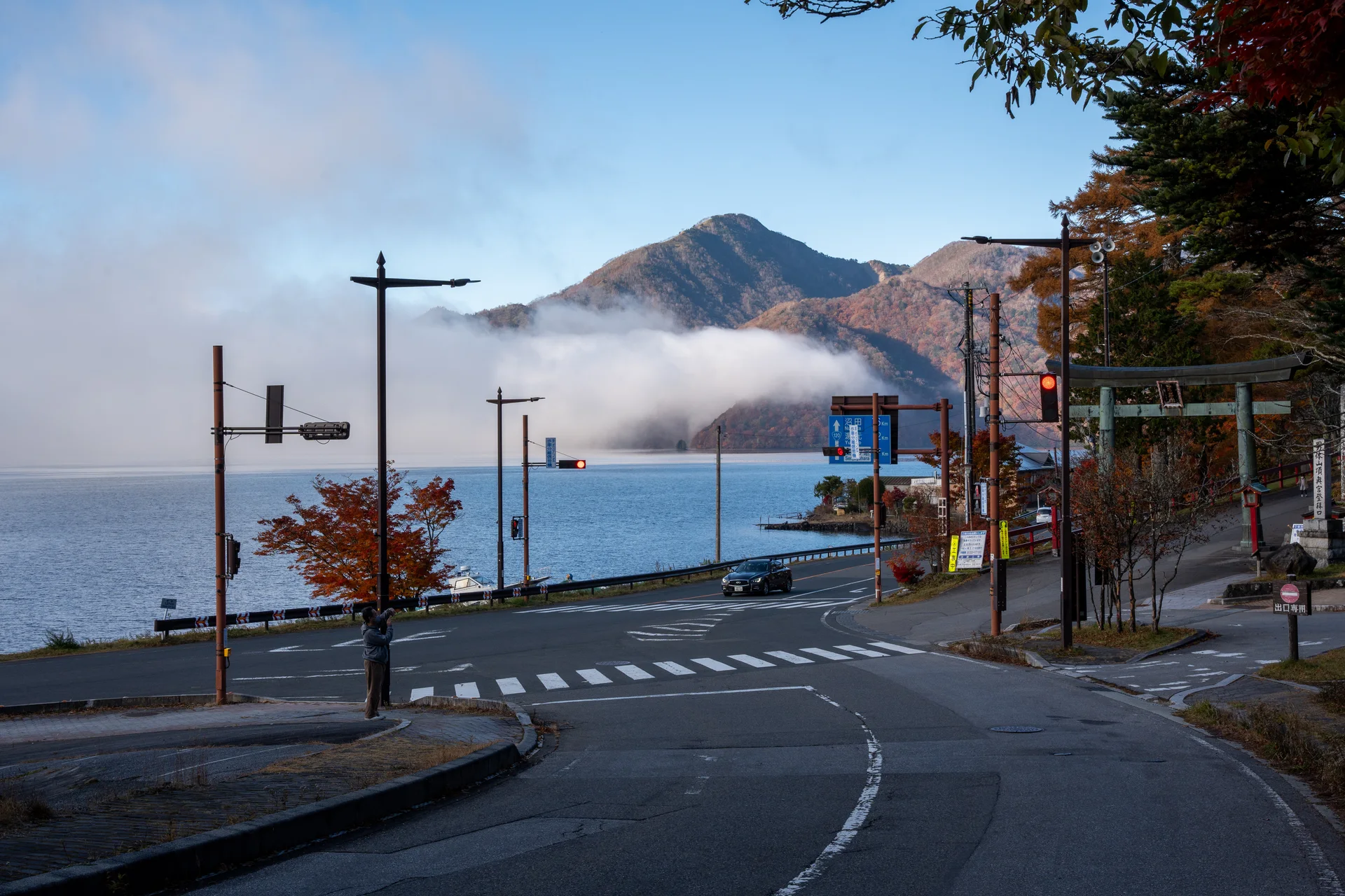 日光(中禅寺湖湖畔)の紅葉