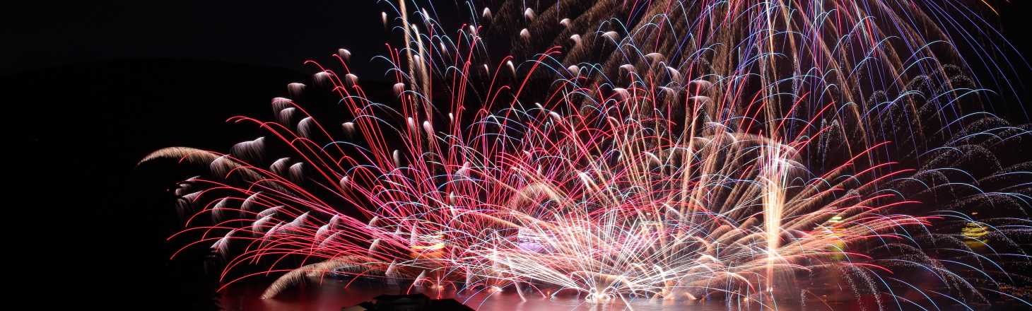 Crystal Glass Water Fireworks
